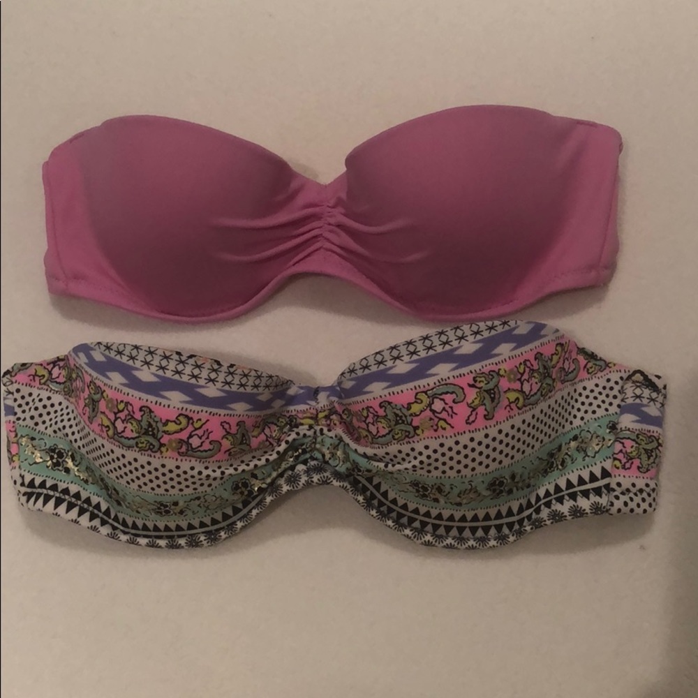 Set of 2 bikini tops